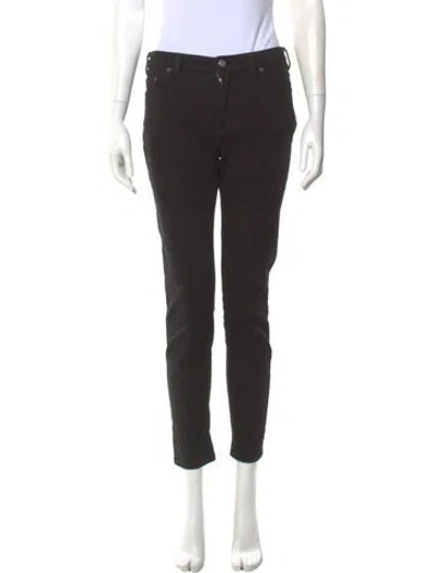 Pre-owned Acne Studios Skinny Leg Pants In Gray