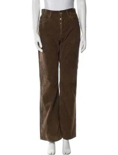 Pre-owned Acne Studios Skinny Leg Pants In Green