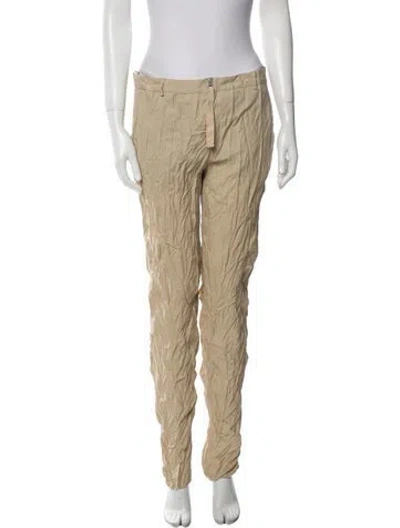 Pre-owned Acne Studios Skinny Leg Pants In Neutral