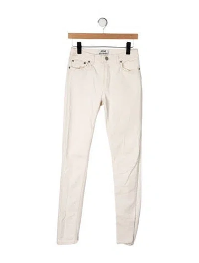 Pre-owned Acne Studios Skinny Leg Pants In Neutral