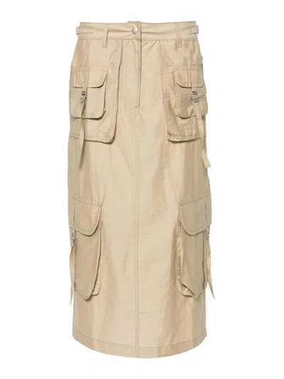Acne Studios Skirt In Beige