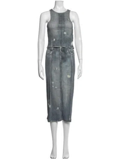 Pre-owned Acne Studios Skirt Set In Blue