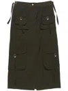 Acne Studios Knee Length And Midi Skirts In Grey
