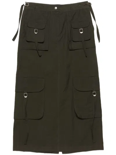 Acne Studios Knee Length And Midi Skirts In Grey