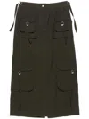 Acne Studios Dark Grey Cargo Skirt