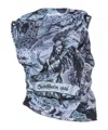Acne Studios Printed Blouse In Blue