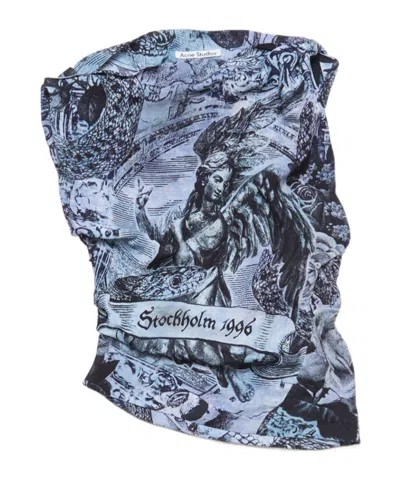 ACNE STUDIOS ACNE STUDIOS GRAPHIC PRINTED TOP
