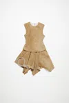 Acne Studios Sleeveless Dress In Cold Beige