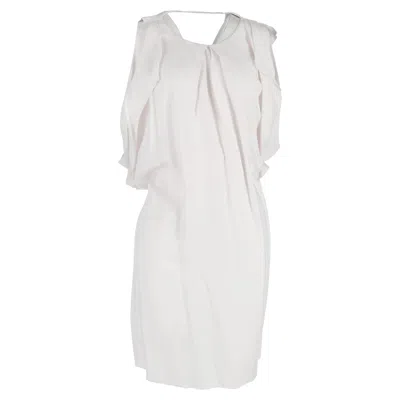 Acne Studios Sleeveless Knee-length Dress In White Viscose
