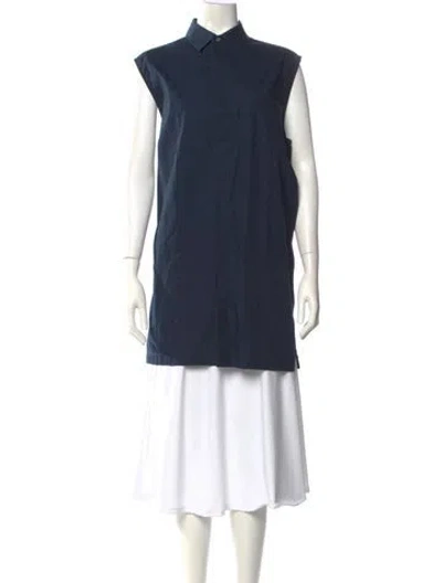 Pre-owned Acne Studios Sleeveless Shirt In Blue