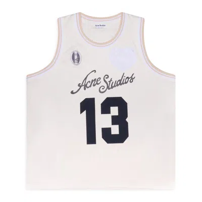 Acne Studios Sleeveless Sports Jersey White