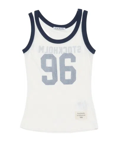 Acne Studios Sleeveless Tank Top In White