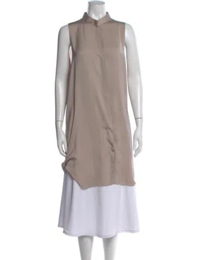 Pre-owned Acne Studios Sleeveless Top In Brown