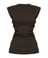 Acne Studios Sleeveless Tops In Brown