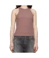 Acne Studios Sleeveless Vest In Brown