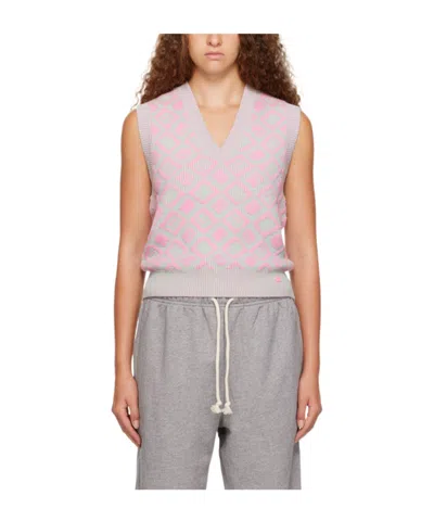 Acne Studios Sleeveless Wool Sweater In Gray