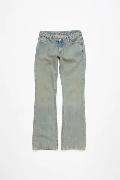 Acne Studios Slim Fit Jeans - 2005 In Blue,beige