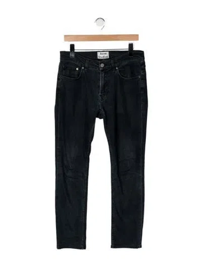 Pre-owned Acne Studios Slim Fit Jeans In Black