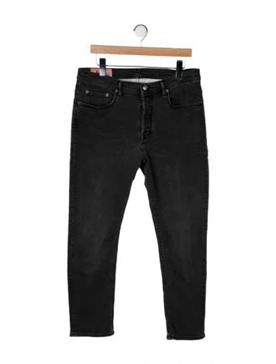 Pre-owned Acne Studios Slim Fit Jeans In Black