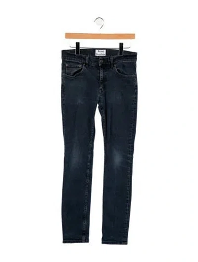 Pre-owned Acne Studios Slim Fit Jeans In Blue