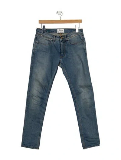 Pre-owned Acne Studios Slim Fit Jeans In Blue