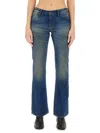 Acne Studios Women Slim Fit Jeans In Blue