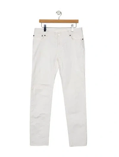 Pre-owned Acne Studios Slim Fit Jeans In White