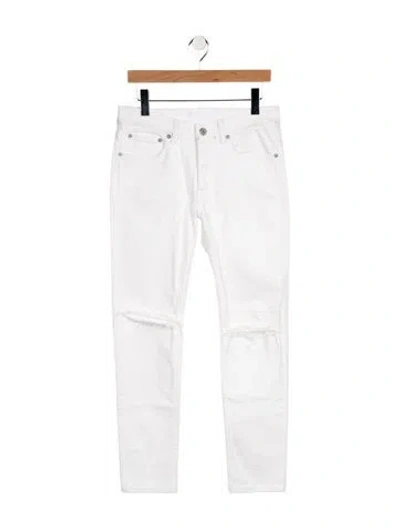 Pre-owned Acne Studios Slim Fit Jeans In White