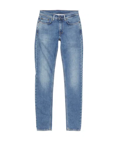 Acne Studios Slim-fit Mid-rise Jeans In Blue