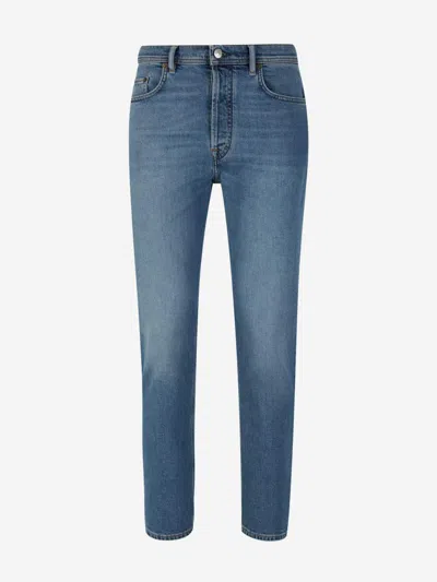 Acne Studios Slim Fit River Jeans In Blue