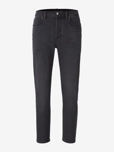 Acne Studios Slim Fit River Jeans In Black