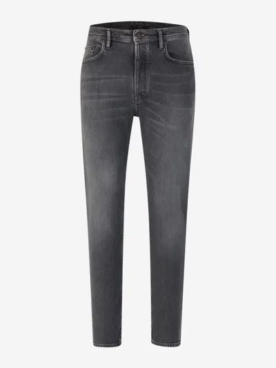 Acne Studios Slim Fit River Jeans In Black