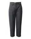Acne Studios Slim Fit Trousers In Black Polyester In Black