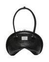 Acne Studios Small Handbag With Rounded Silhouette In Black
