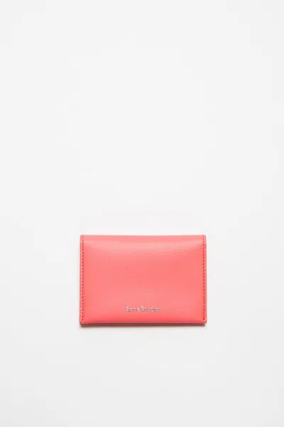 Acne Studios Smallleathergoods In Electric Pink