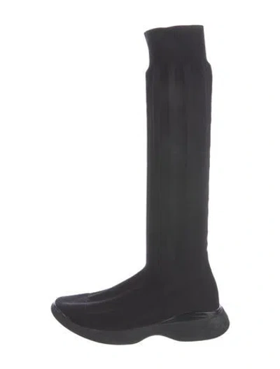Pre-owned Acne Studios Sock Boots In Black