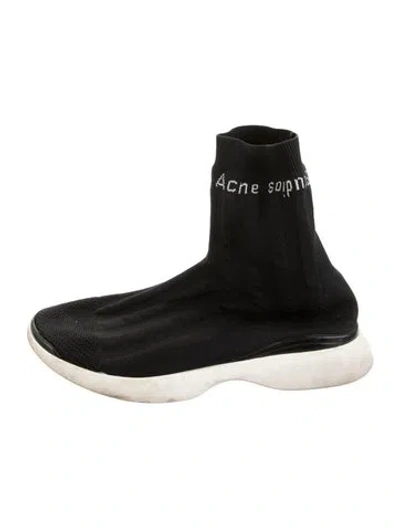 Pre-owned Acne Studios Sock Sneakers In Black