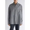 Acne Studios Checked Button-up Shirt In Black