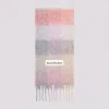 Acne Studios Soft Checkered Scarf In Pastel Shades In Multi