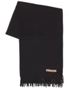 Acne Studios Solid Scarf In Black