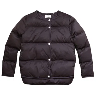 Pre-owned Acne Studios Sophia Paw14 Puffer Down Bomber Jacket In Gray