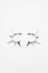 Acne Studios Spike Earrings In Silver
