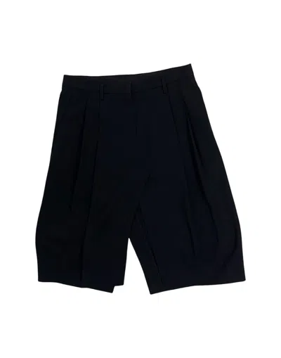 ACNE STUDIOS ACNE STUDIOS SPLIT DESIGN BERMUDA SHORTS WITH PLEATED FRONT