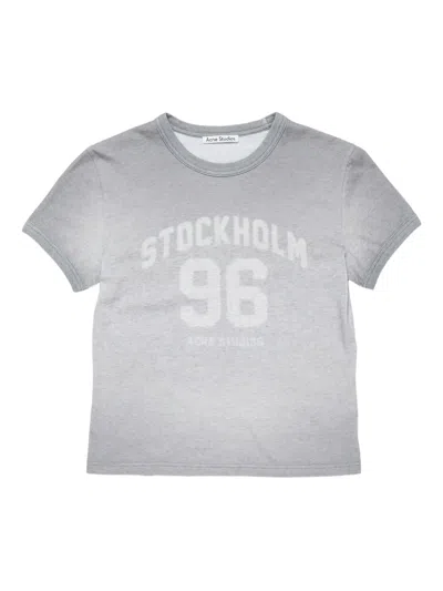 ACNE STUDIOS SPRAYED COTTON T-SHIRT