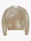 Acne Studios Jumper Sprayed Finish In Neutrals