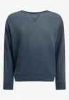 Acne Studios Sprayed Logo Faded Sweatshirt In Multi