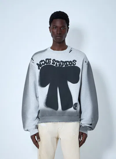 ACNE STUDIOS SPRAYED LOGO SWEATSHIRT