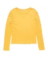 Acne Studios Sprayed Logo T-shirt In Yellow