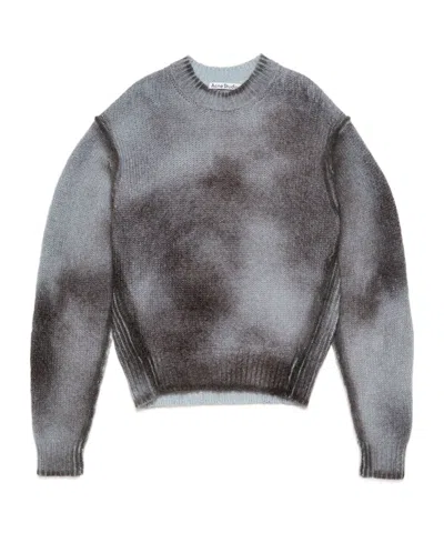 Acne Studios Sprayed Sweater In Gray