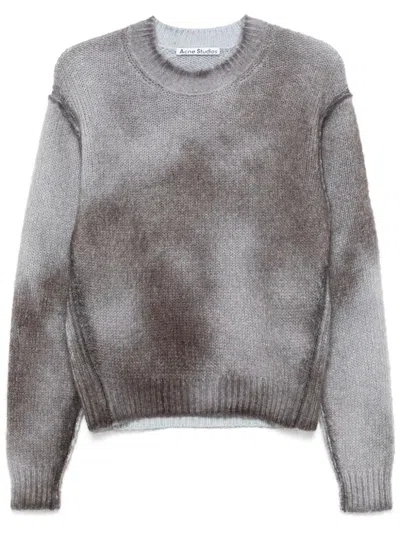 Acne Studios Sprayed Sweater In Grey